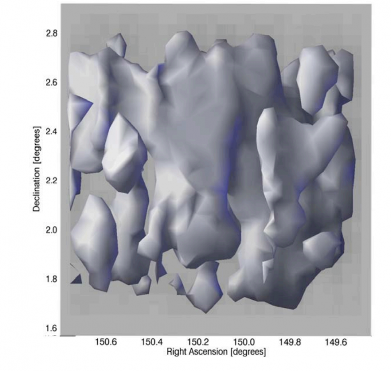 Dark matter maps reveal cosmic scaffolding