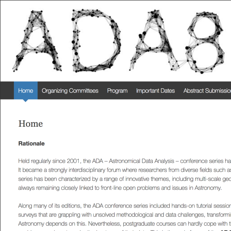 8th Edition of the Astronomical Data Analysis (ADA8) Summer School