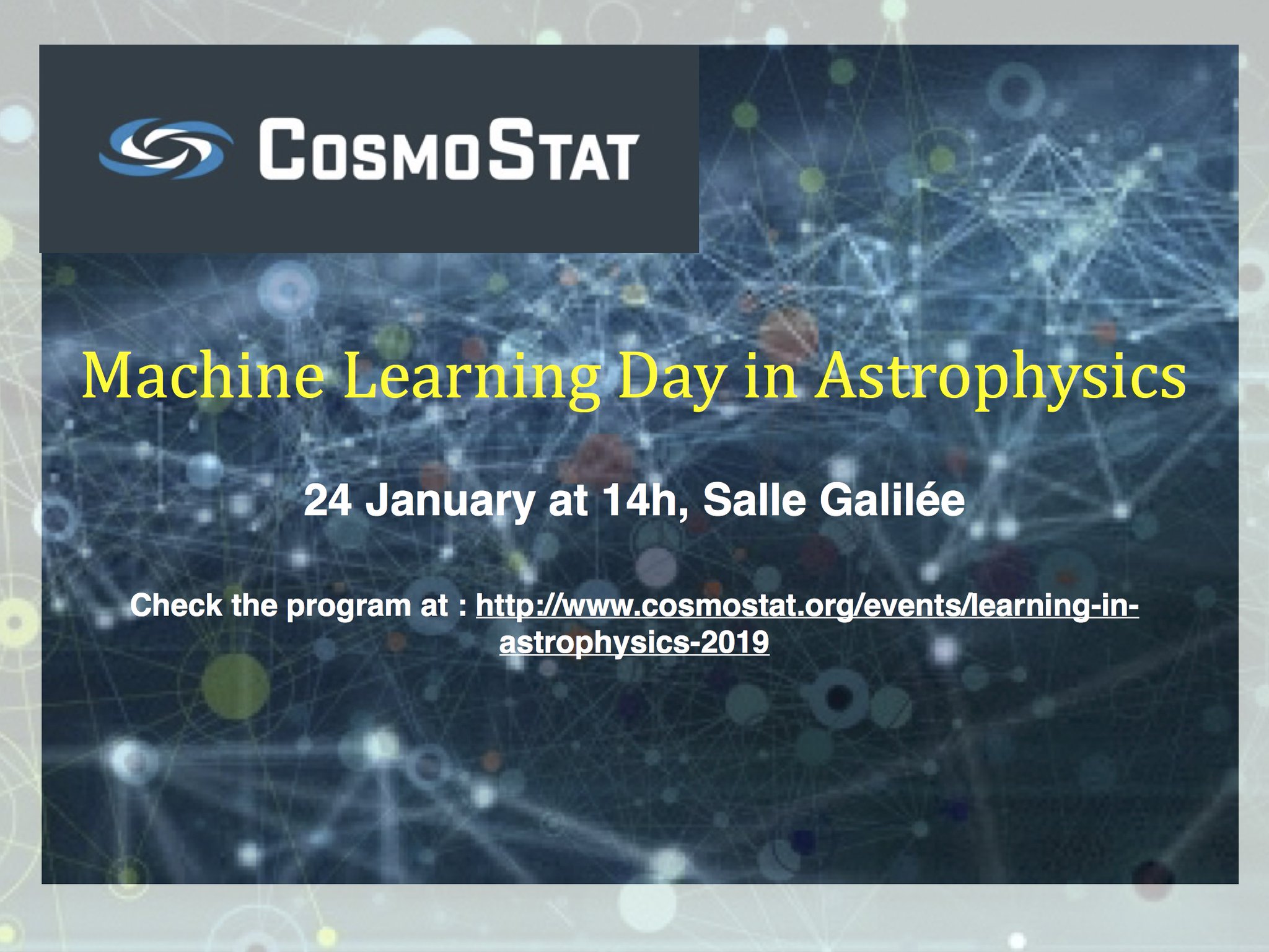Cosmostat Day on Machine Learning in Astrophysics